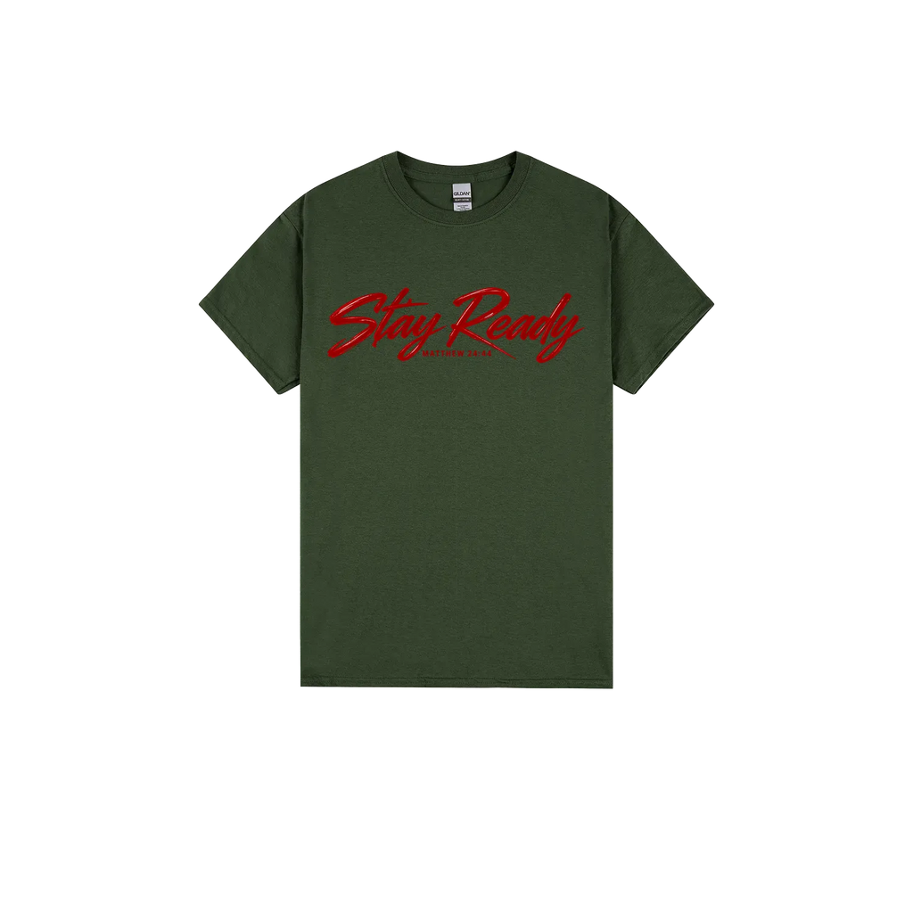Forest Green front flat lay