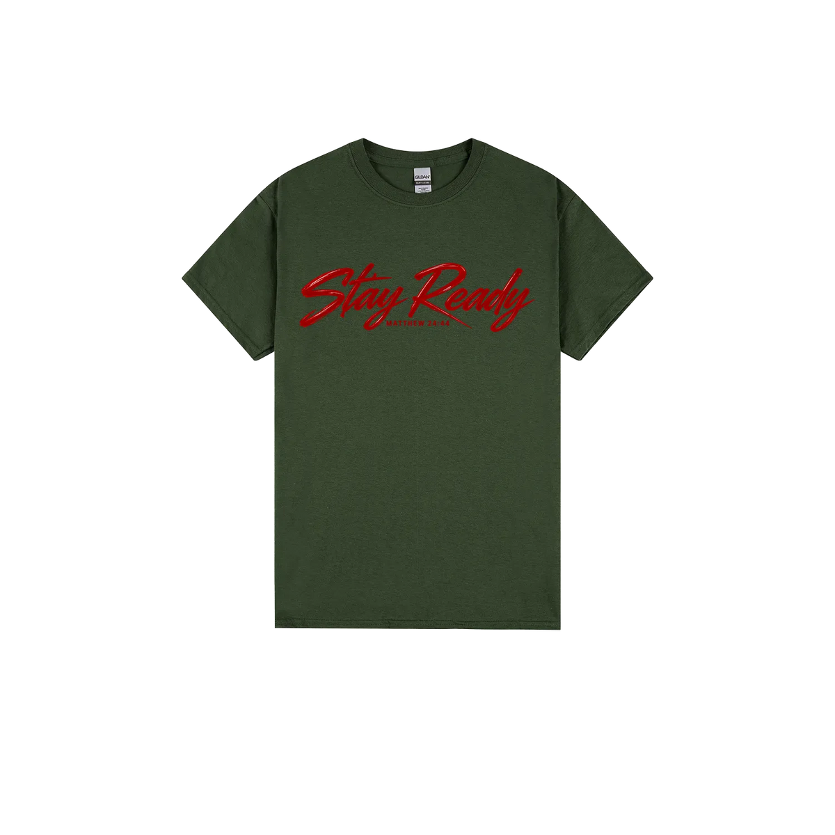 Forest Green front flat lay