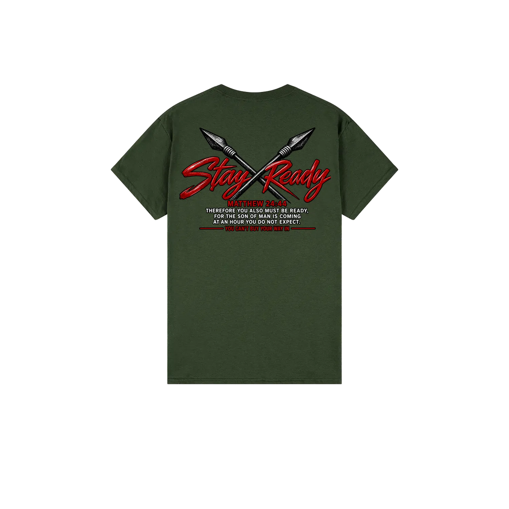 Stay Ready Tee — Matthew 24:44