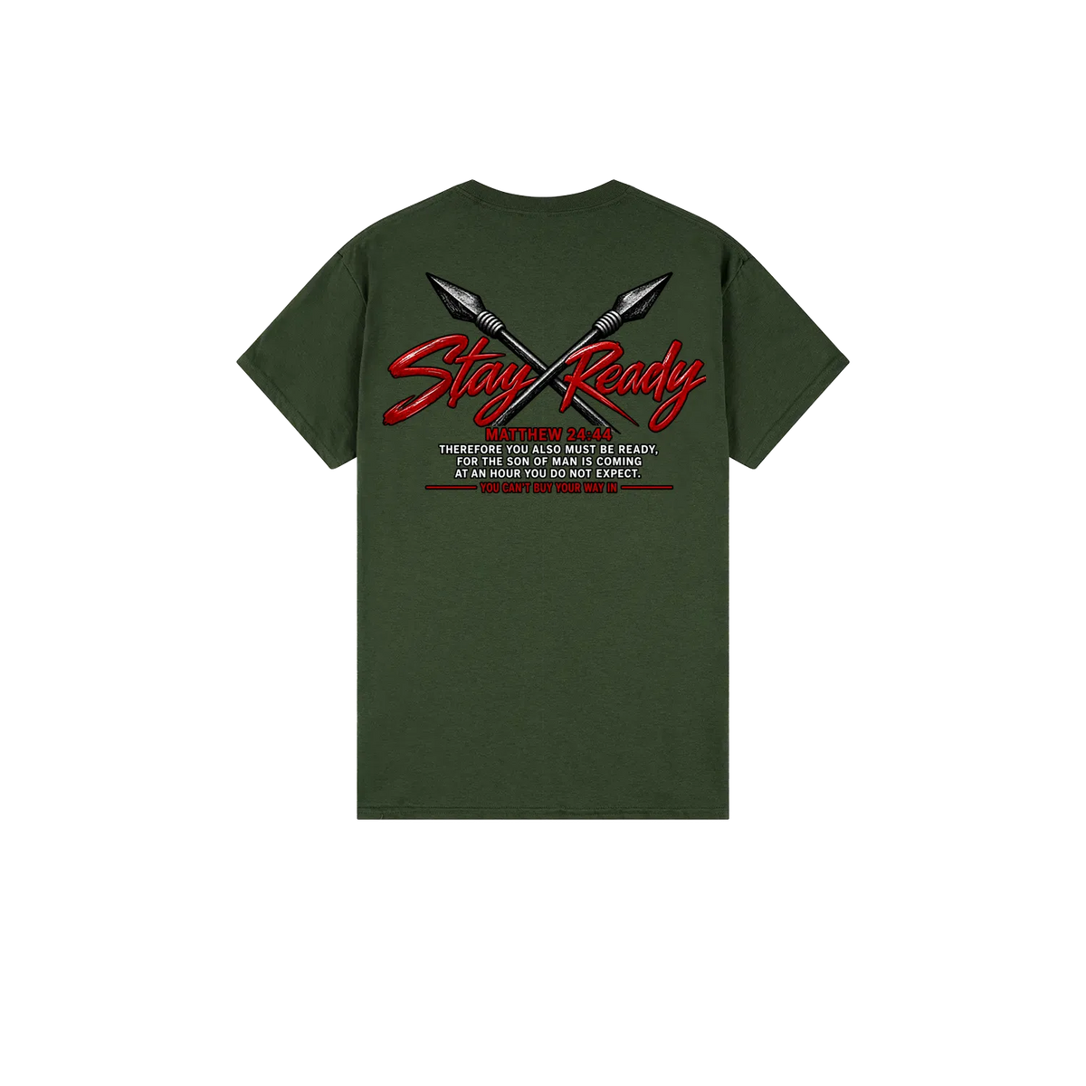 Stay Ready Tee — Matthew 24:44