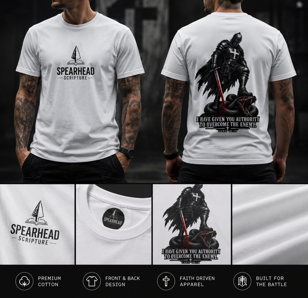 Authority to overcome enemy  T‑Shirt