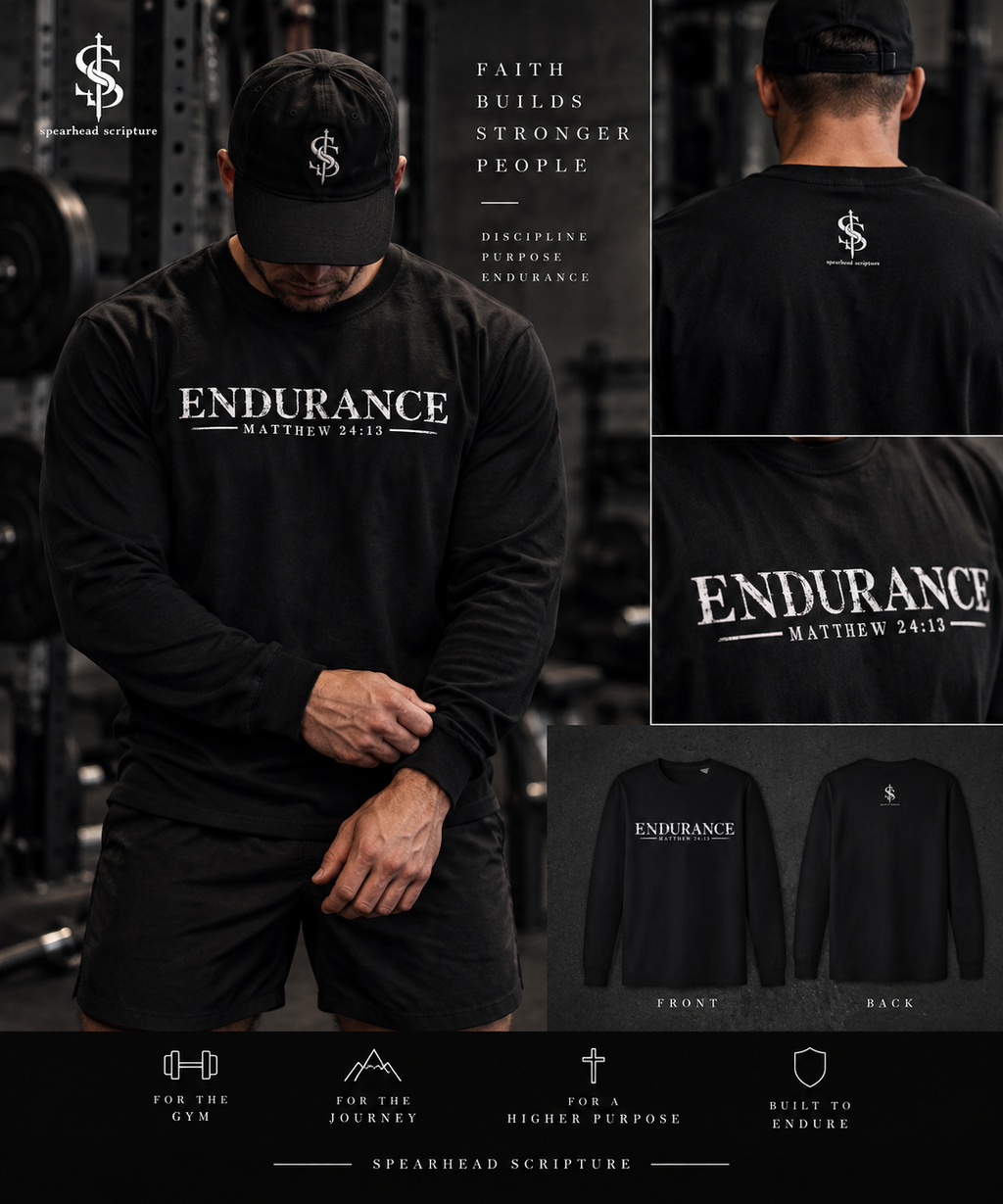 Endurance Long Sleeve Tee — Matthew 24:13