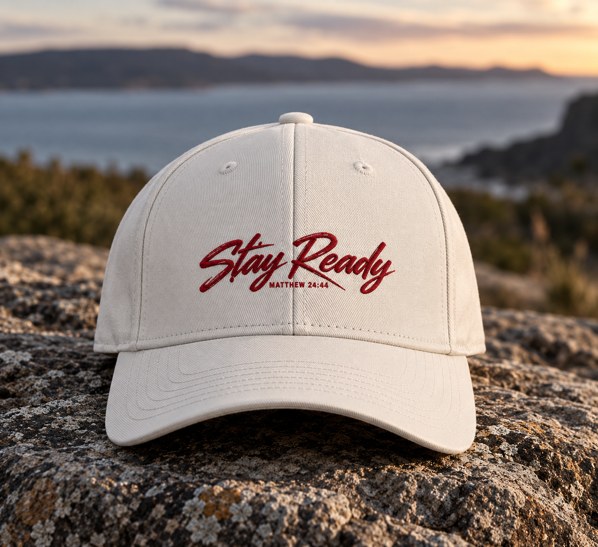Stay Ready Embroidered Cap