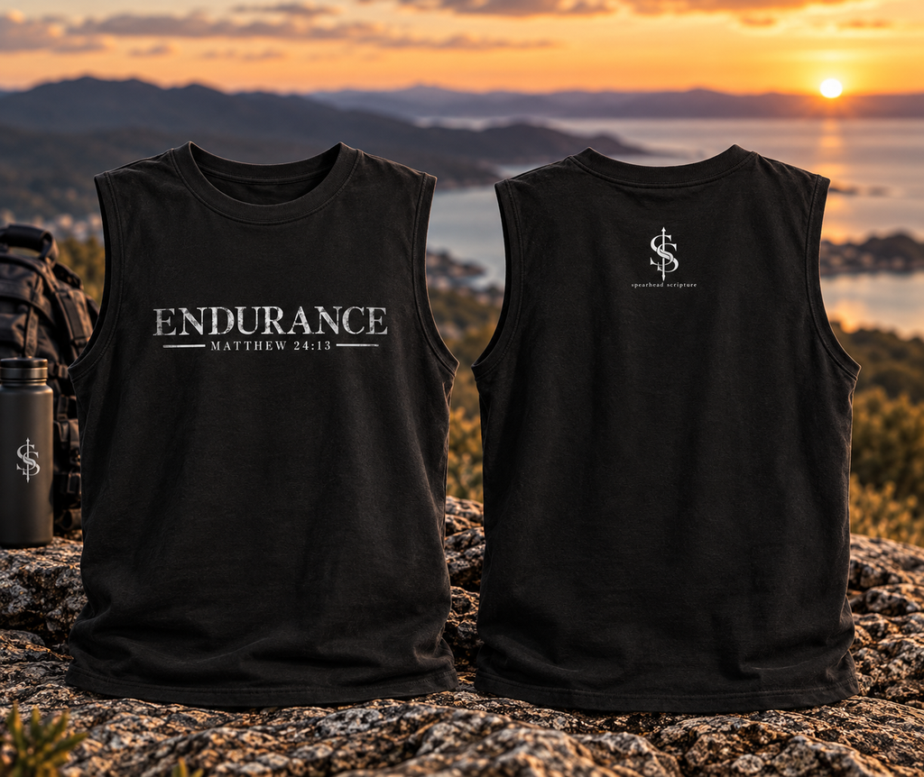 Endurance Muscle Tank — Matthew 24:13