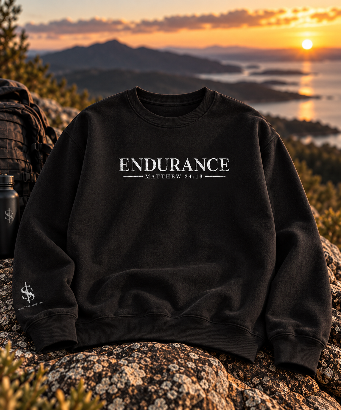 Endurance Embroidered Crewneck