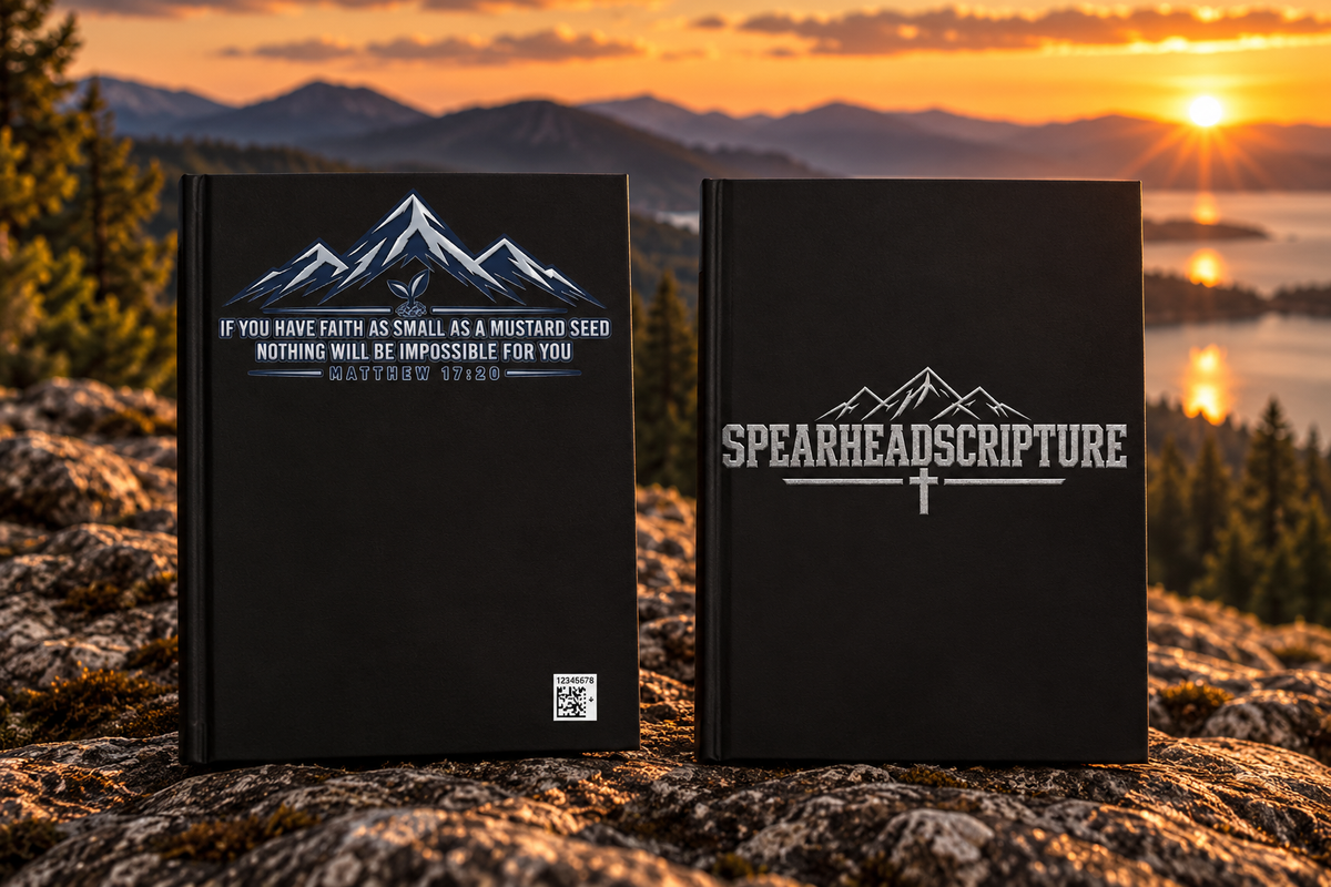 Mountain Faith Hardcover Journal — Matthew 17:20