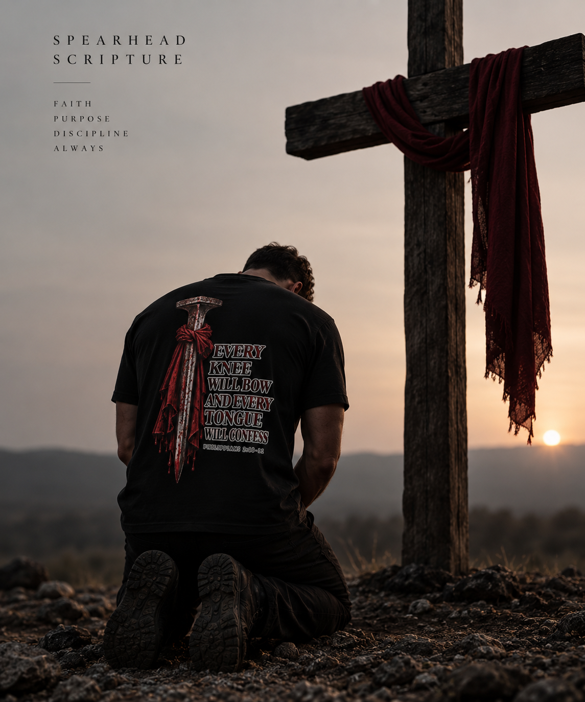 Every Knee Will Bow Tee