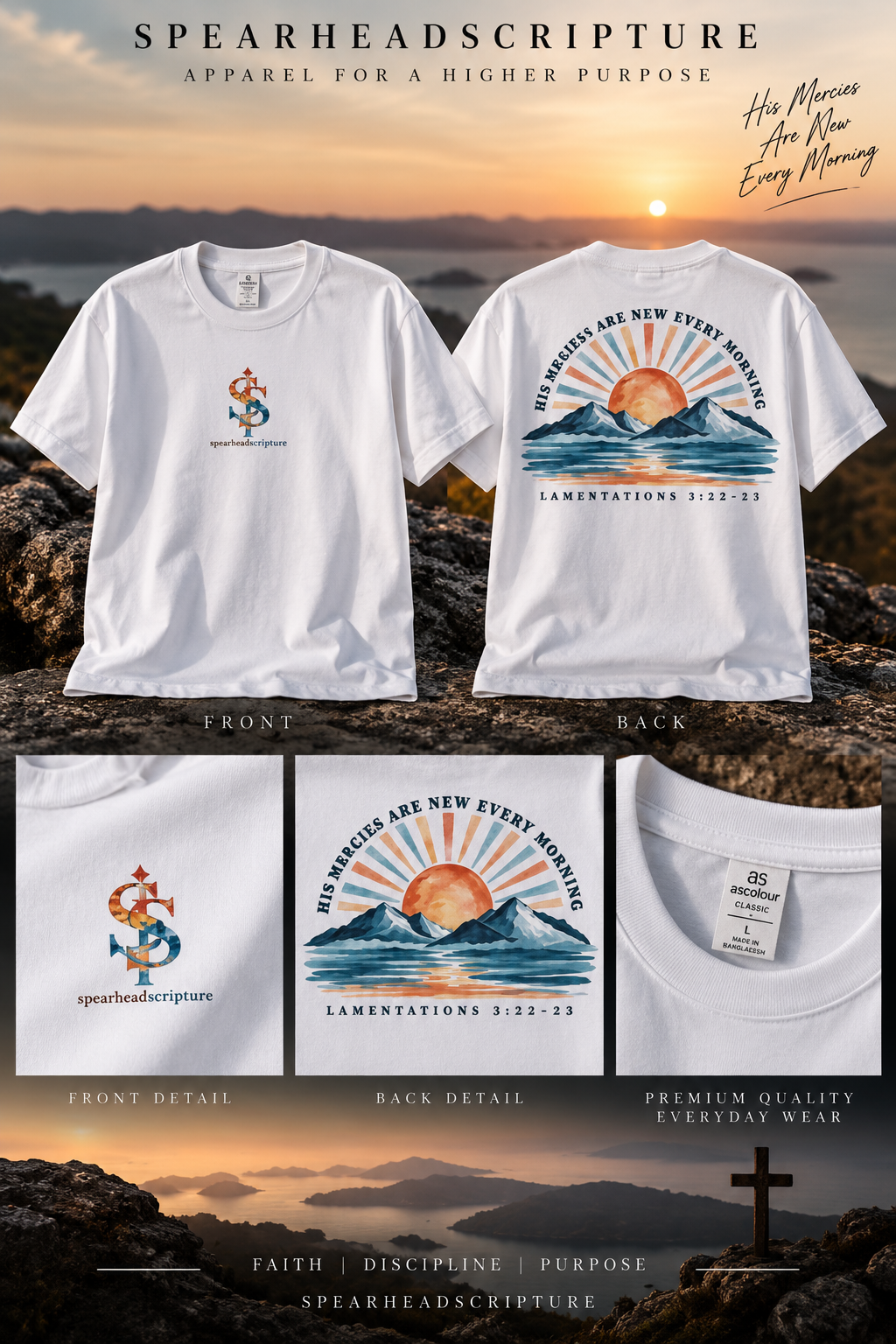 His Mercies Are New Women’s Tee