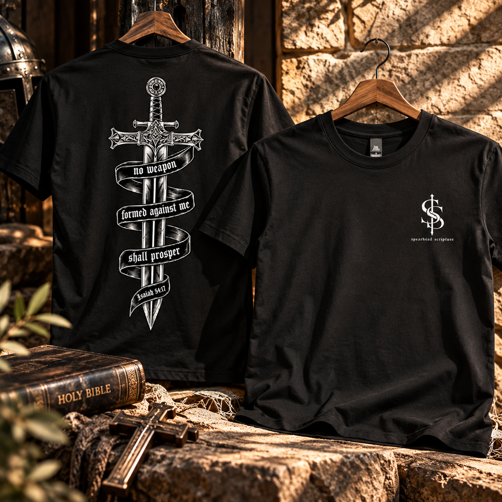 No Weapon Formed Against Me Tee — AS Colour