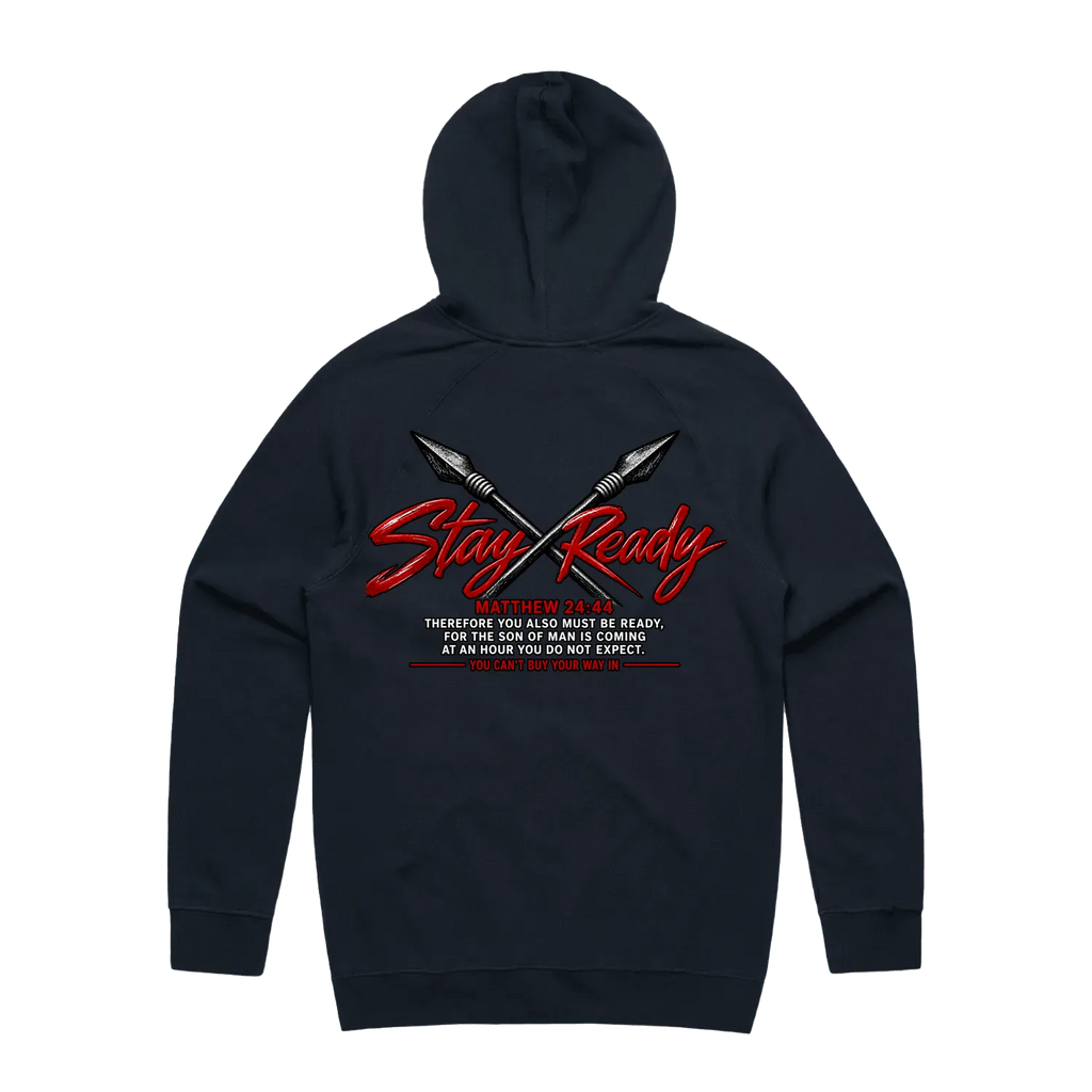 Stay Ready Hoodie — Matthew 24:44