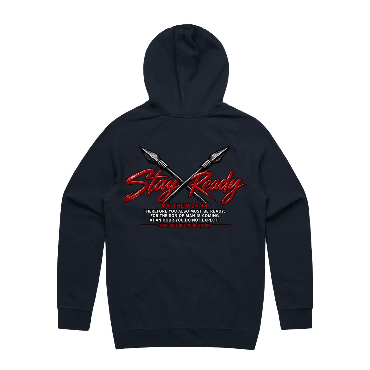 Stay Ready Hoodie — Matthew 24:44