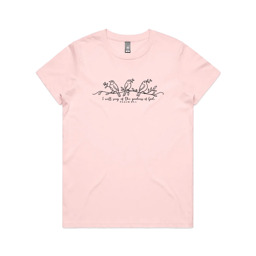 Pink front flat lay