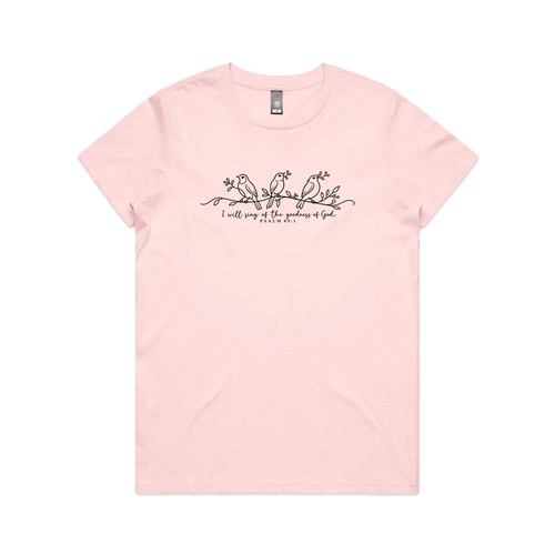 Pink front flat lay