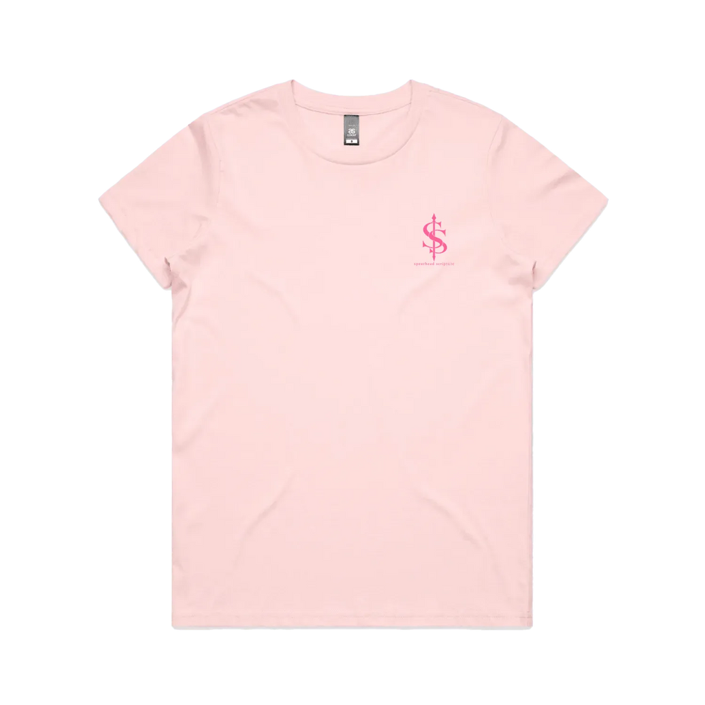 Pink front flat lay
