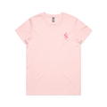 Pink front flat lay