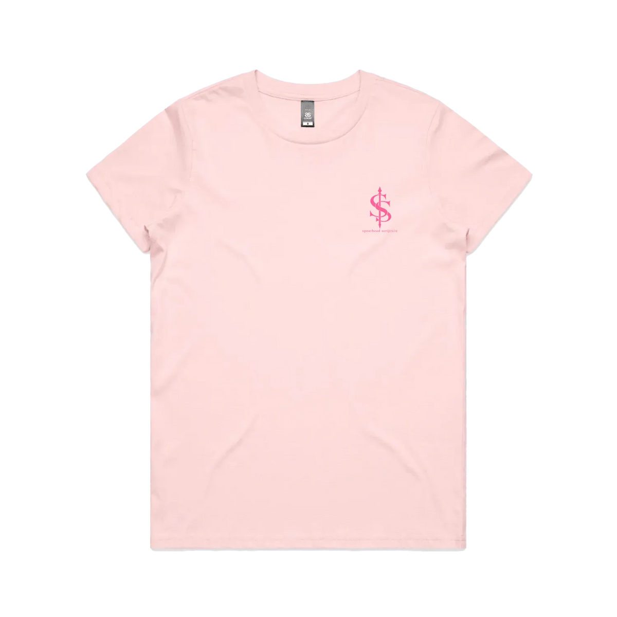 Pink front flat lay