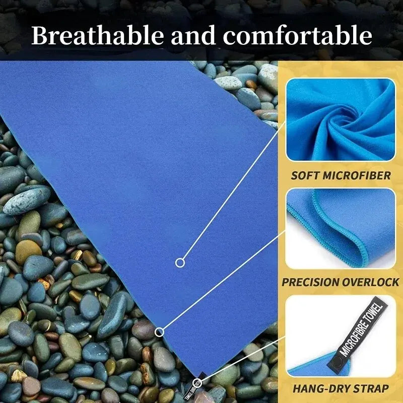 Compact Gym & Trail Towel — 40 × 80 cm