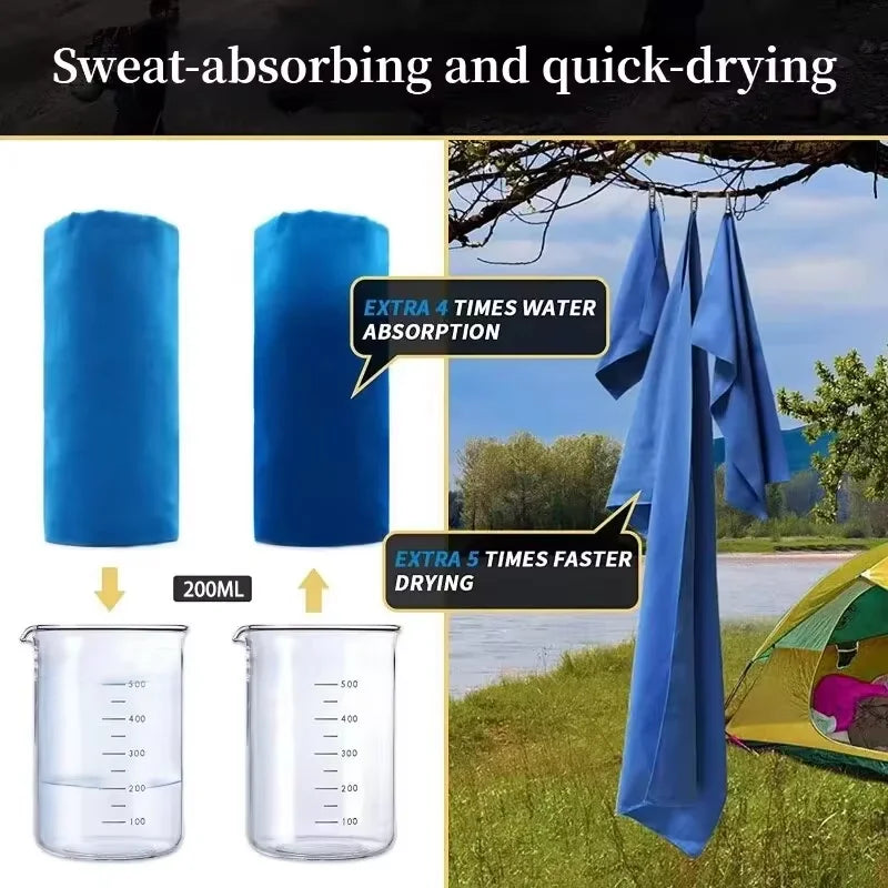 Compact Gym & Trail Towel — 40 × 80 cm