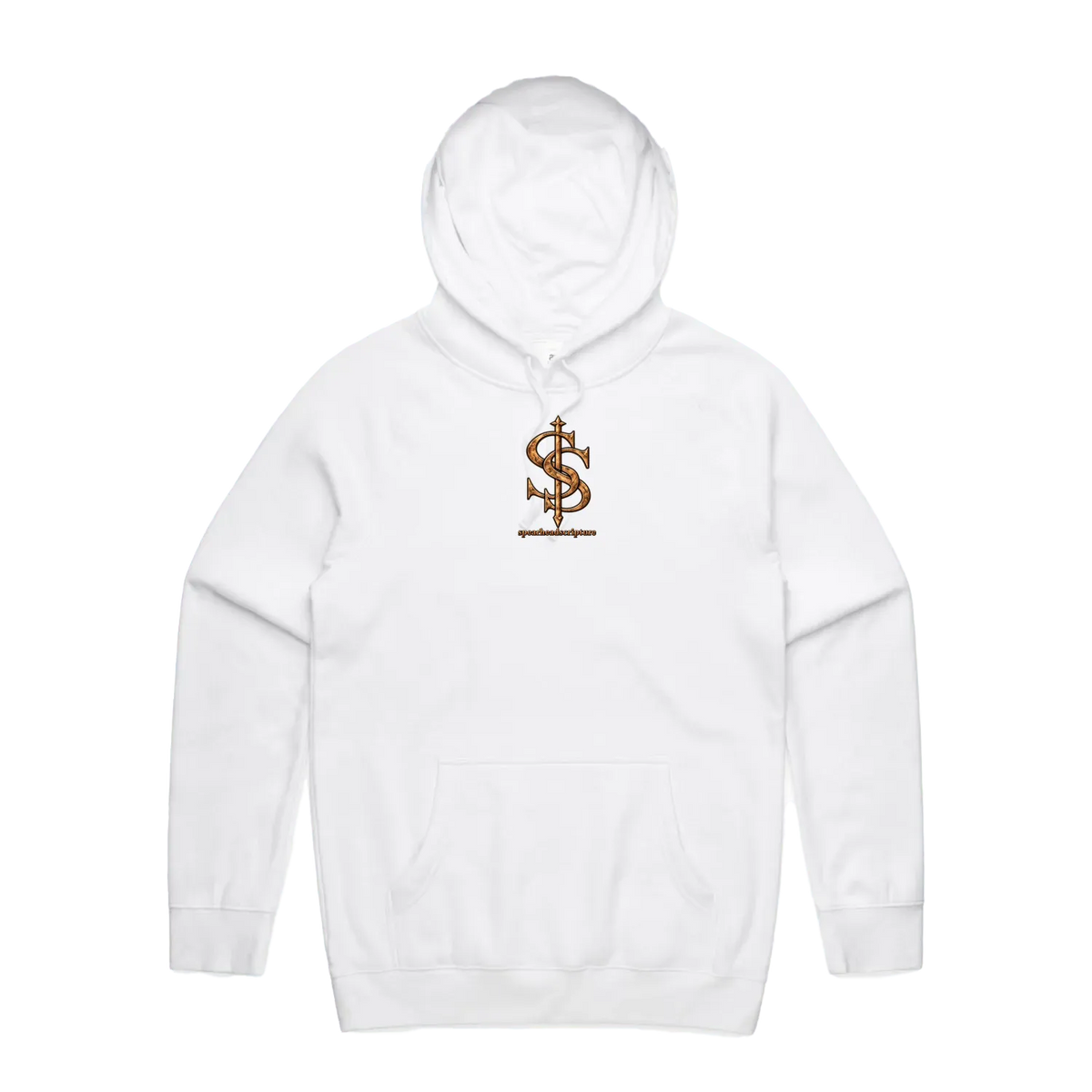 White front flat lay