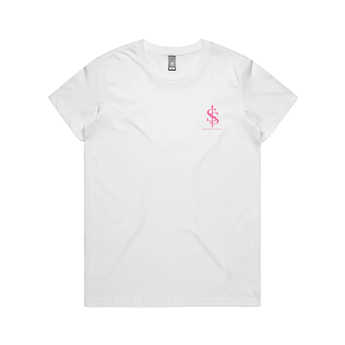 White front flat lay