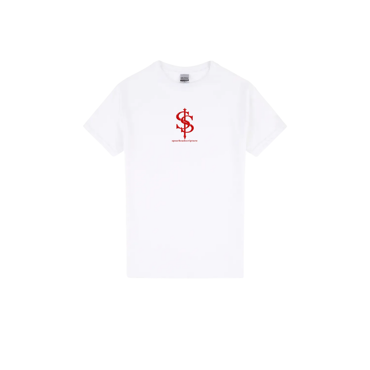 White front flat lay