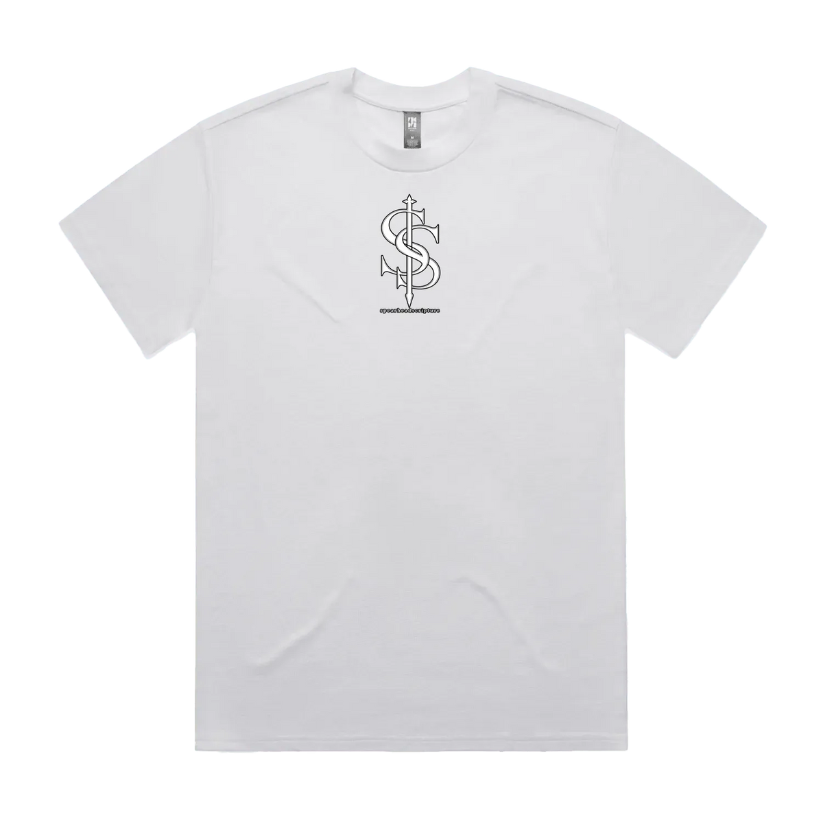 White front flat lay