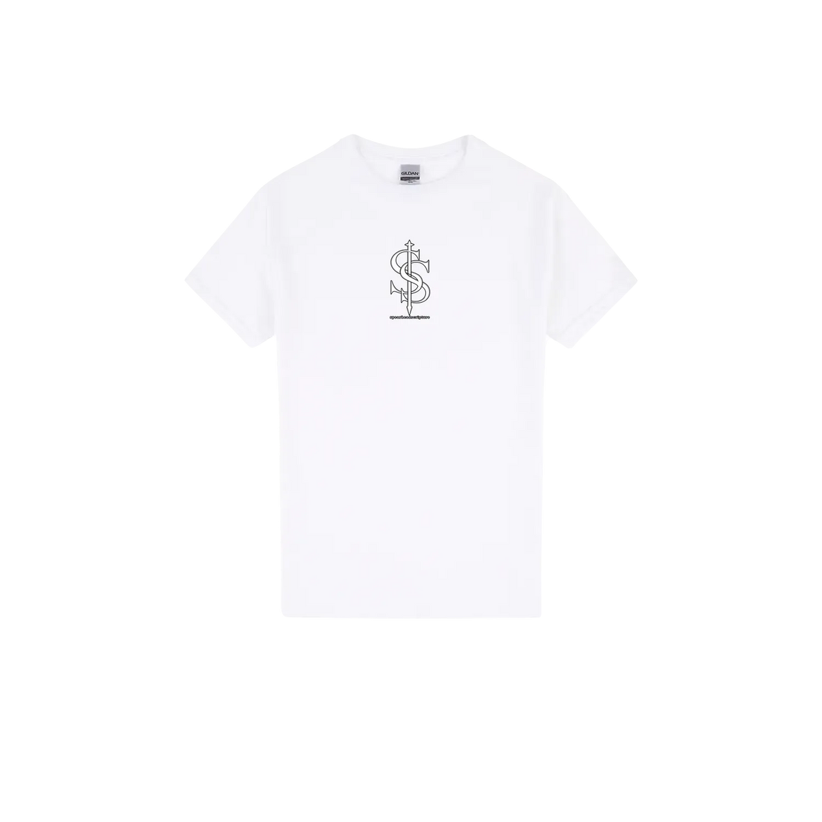 White front flat lay