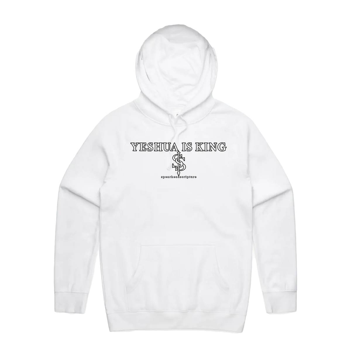White front flat lay