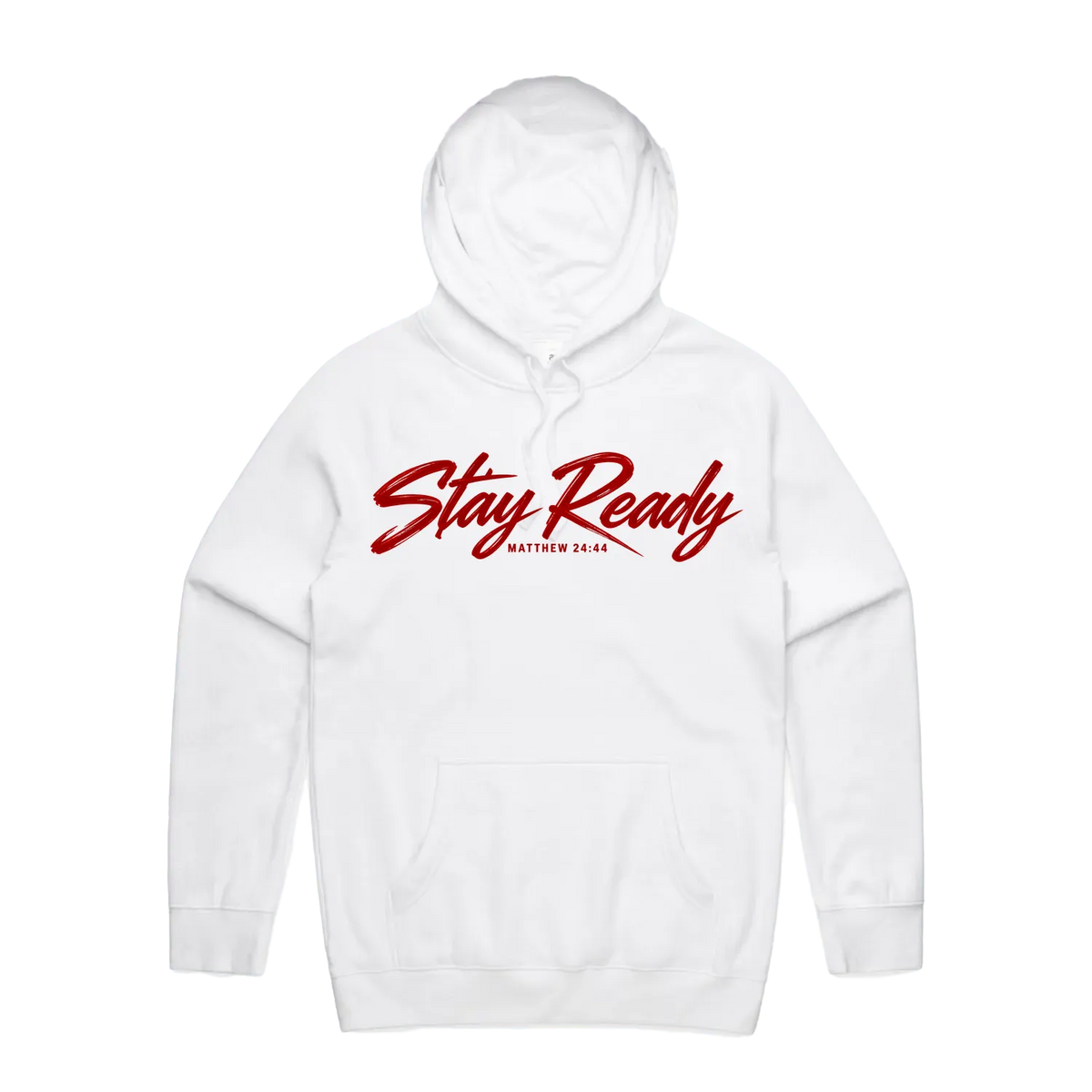 White front flat lay