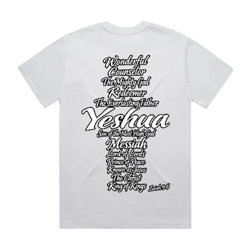 Yeshua Isaiah 9:6 Heavyweight Tee — AS Colour
