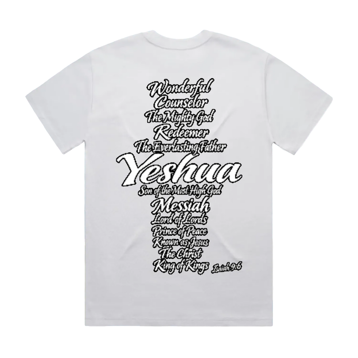 Yeshua Isaiah 9:6 Heavyweight Tee — AS Colour