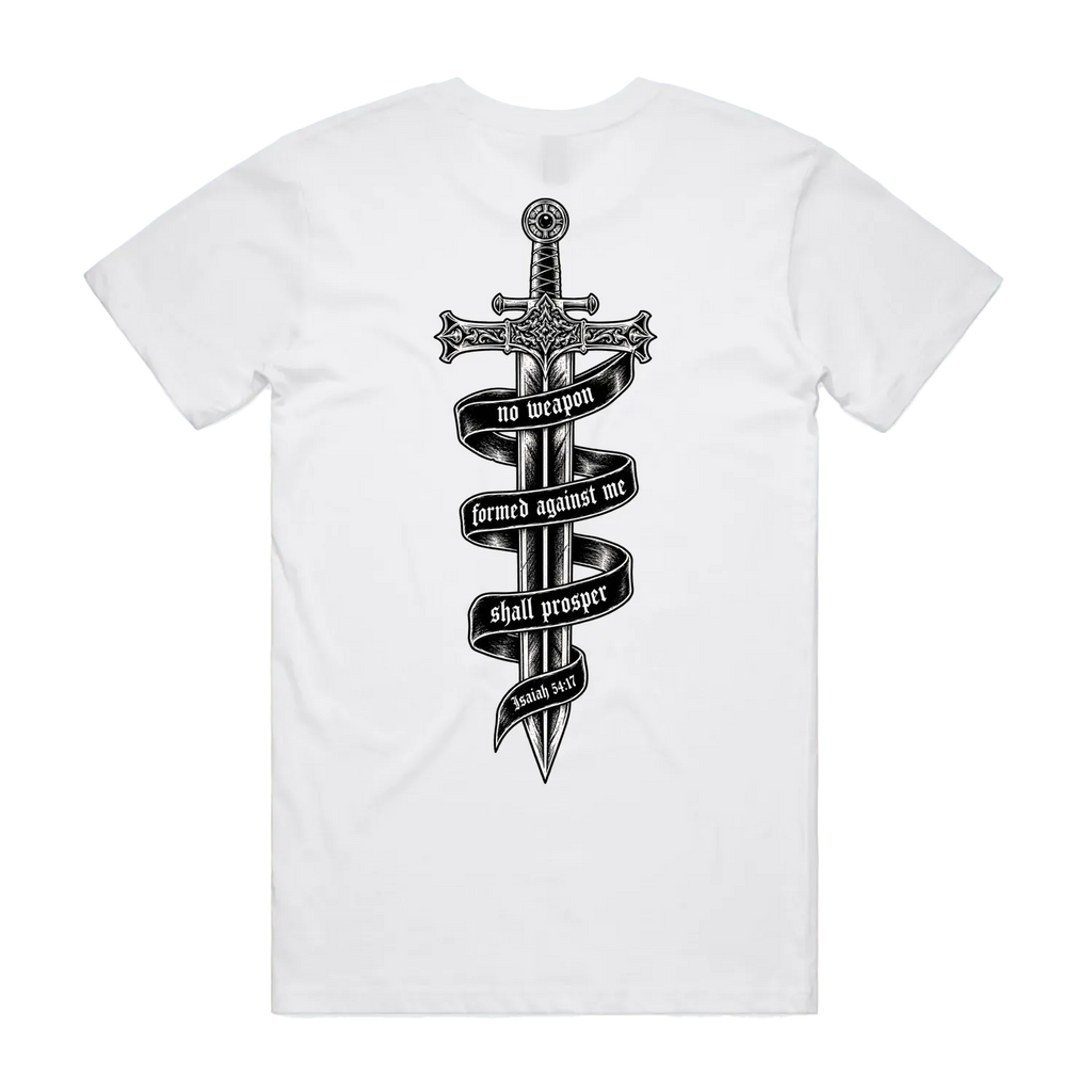 No Weapon Formed Against Me Tee — AS Colour