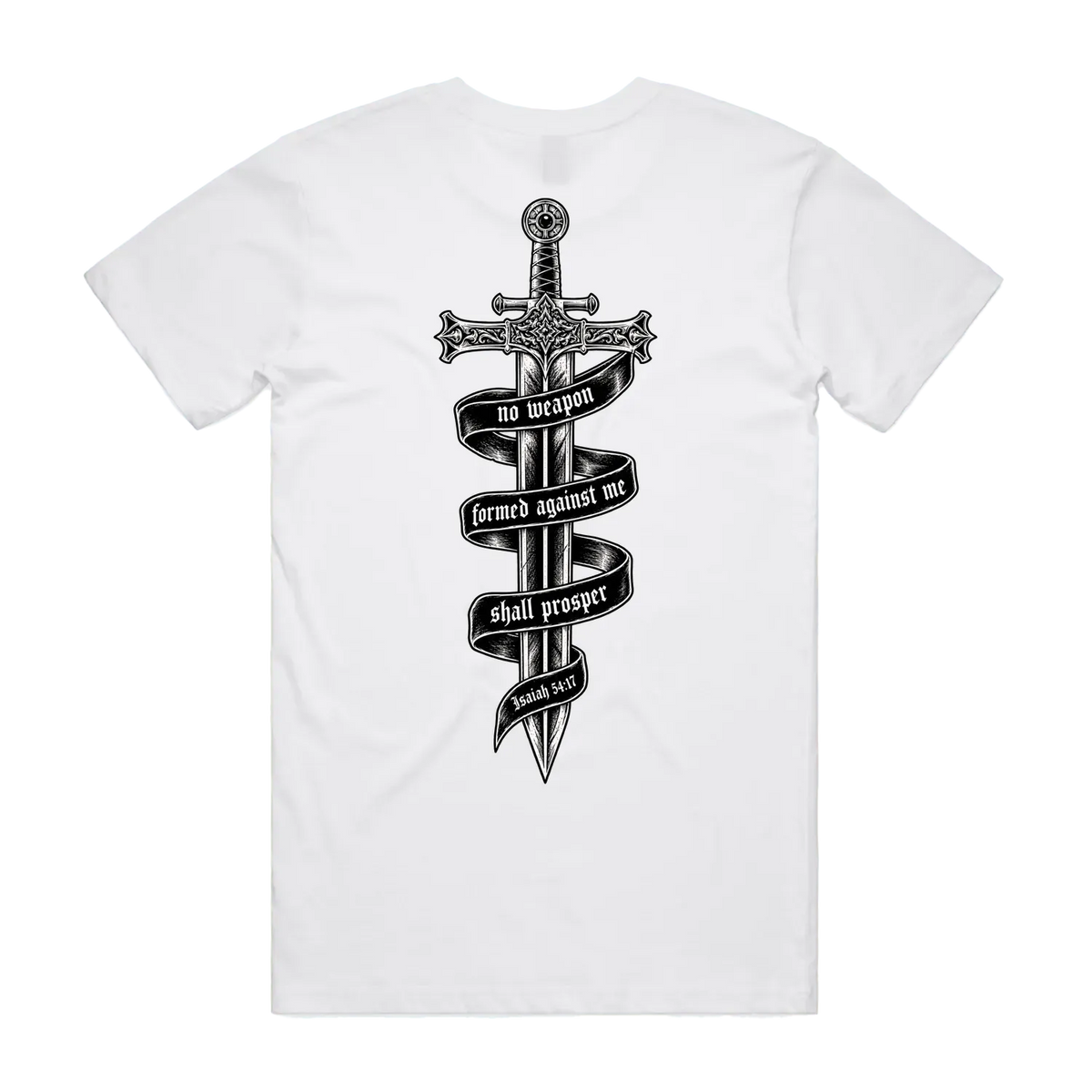 No Weapon Formed Against Me Tee — AS Colour
