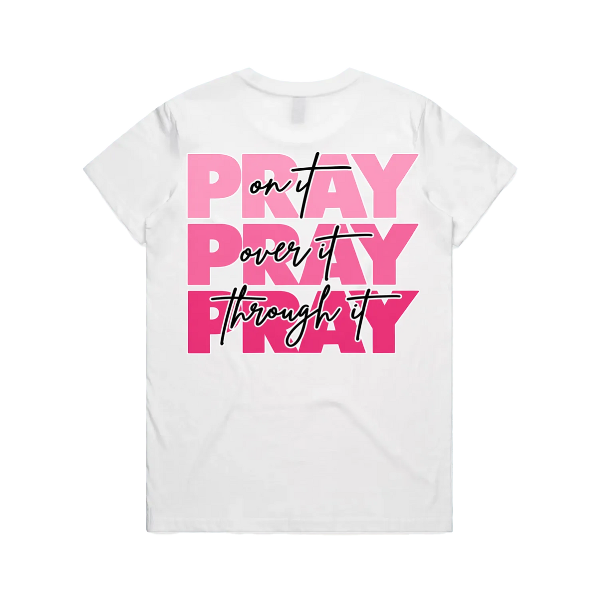 Pray About Everything Women’s Tee — AS Colour